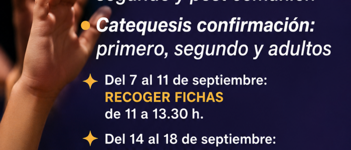 Catequesis 2026-27